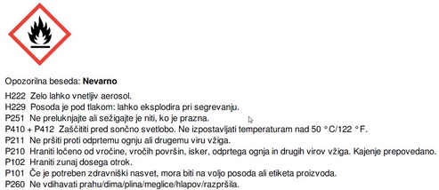 Varnostni list