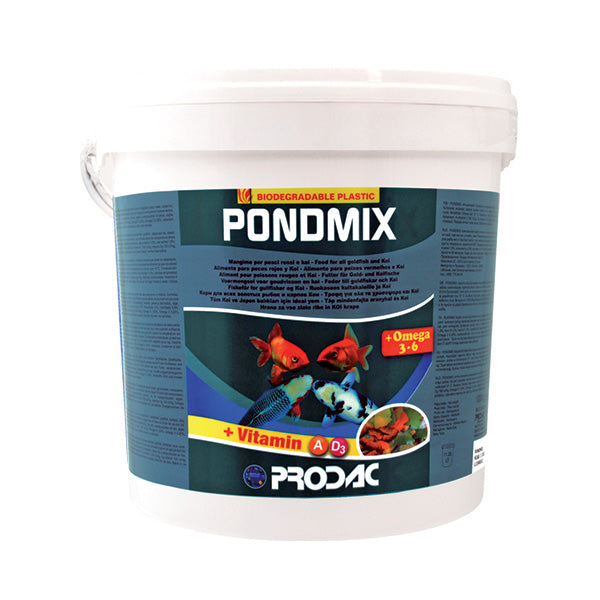 Prodac Pondmix luske in peleti za ribniške ribe - 10 l / 1 kg