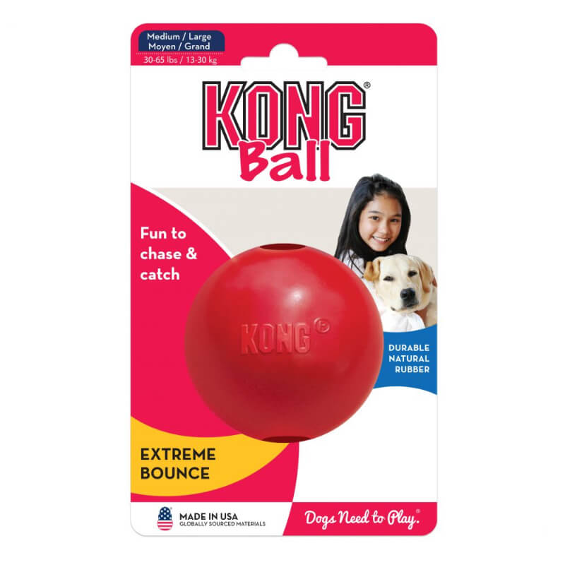 KONG Ball igrača gumijasta žoga - medium / large (3)