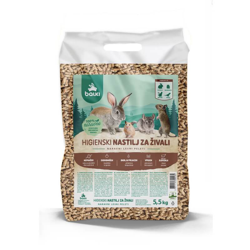 Balki lesni peleti - 5,5 kg