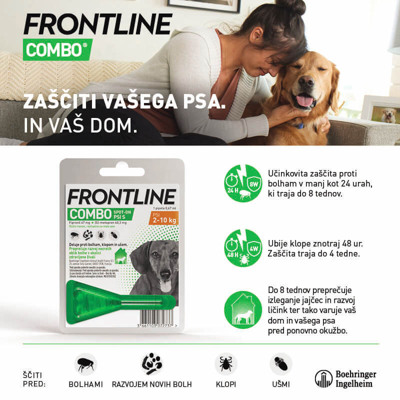 Frontline Combo spot on za pse - S ampula 0,67m l (3)