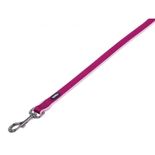 Nobby Preno Classic povodec - roza - 120 cm - 20 mm
