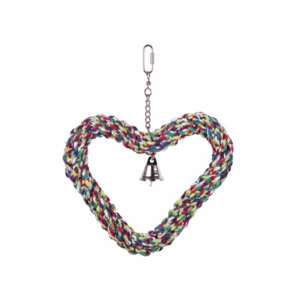 Nobby obroč iz vrvi srce - 13 cm