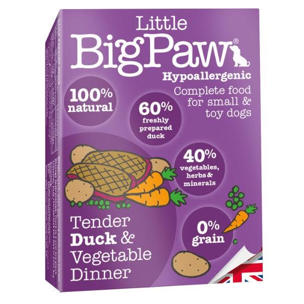 Little Big Paw alu posodica - raca in zelenjava - 7 x 150 g