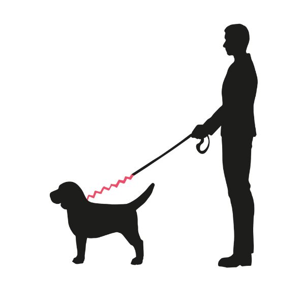 Nobby Soft Stop nastavek za povodec, L - 36 cm (3)