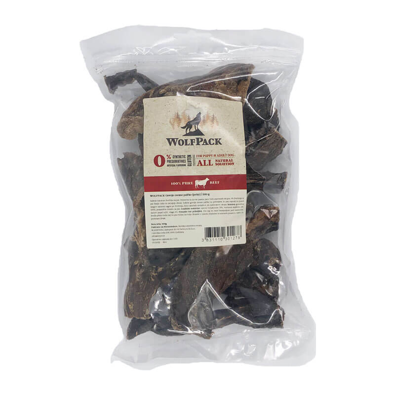 WolfPack goveje mesne palčke (jerky) - različna pakiranja - 500 g
