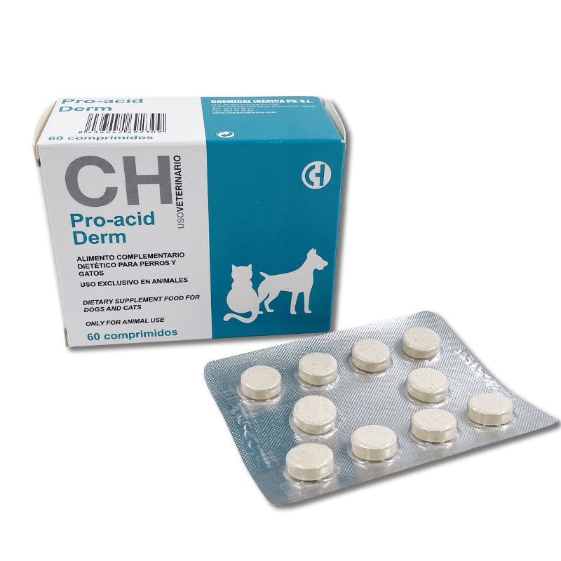 Pro-acid Derm pomoč v času kožnih obolenj za pse in mačke - 60 tablet (2)