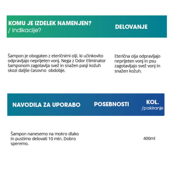 Arava Odor eliminator šampon za odstranjevanje neprijetnega vonja (3)