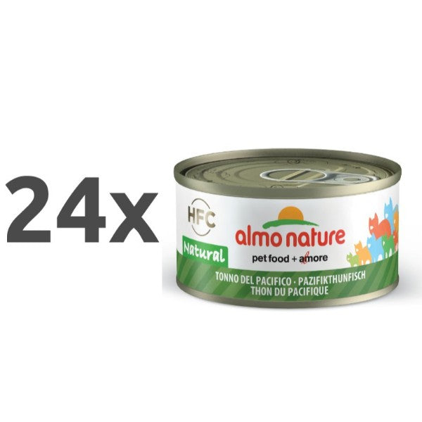 Almo Nature HFC Natural – pacifiški tun – 70 g - 24 x 70 g