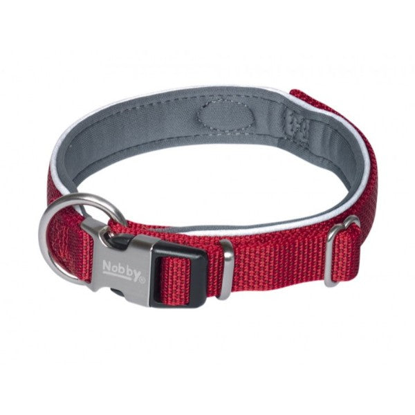 Nobby Classic Preno Royal neoprenska ovratnica - rdeča - različne velikosti - 54 - 65 cm