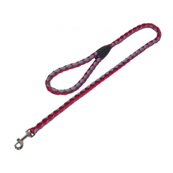 Nobby povodec Corda - rdeče siv - 100 cm - 12 mm