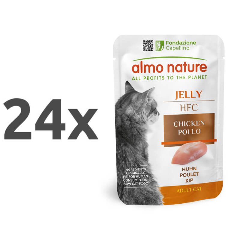 Almo Nature HFC Jelly - piščanec - 24 x 55 g