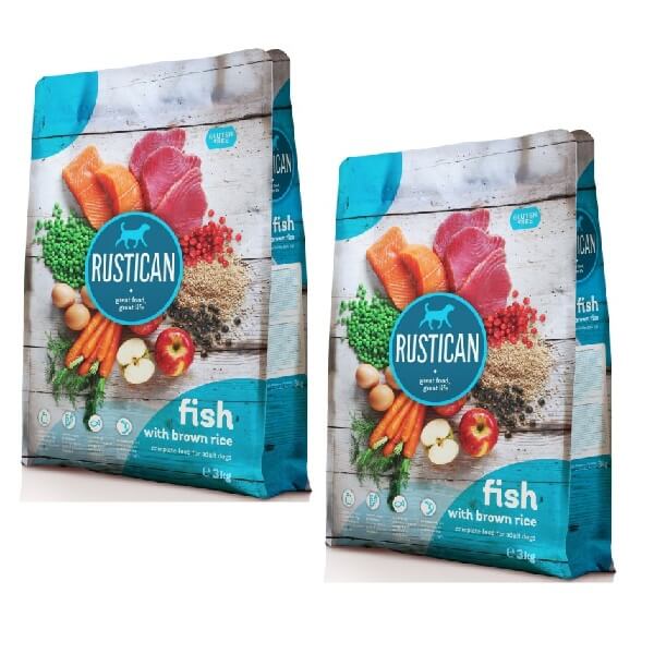 Rustican Gluten Free - riba in riž - 2 x 12 kg