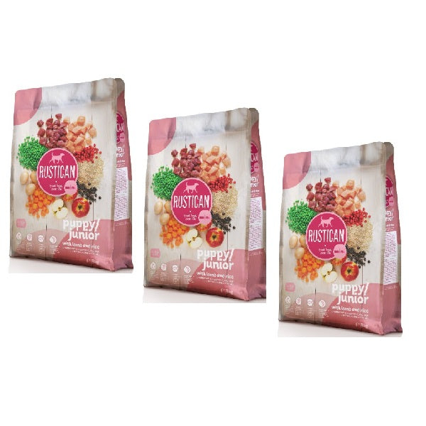 Rustican Gluten Free Mini Puppy & Junior - ovca in riž - 3 x 3 kg