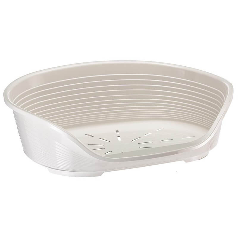 Ferplast Siesta Deluxe 4 pasje ležišče, različne barve - 61,5 x 45 x 21,5 cm - bela