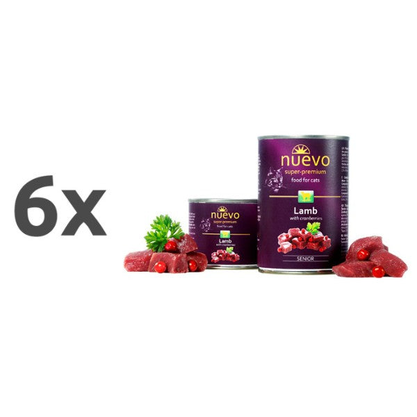 Nuevo Cat Senior - ovca - 6 x 400 g