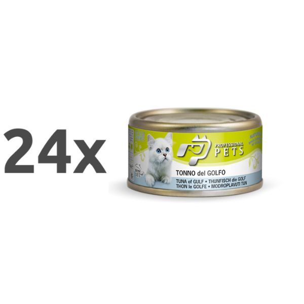 Professional Pets Naturale – modroplavuti tun – 70 g - 24 x 70 g