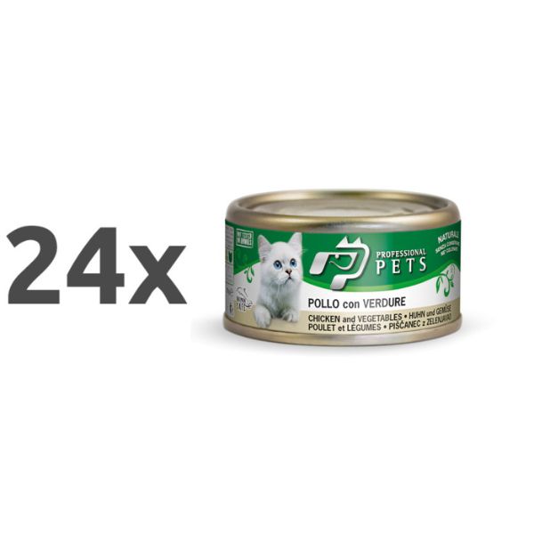 Professional Pets Naturale – piščanec in zelenjava - 70 g - 24 x 70 g