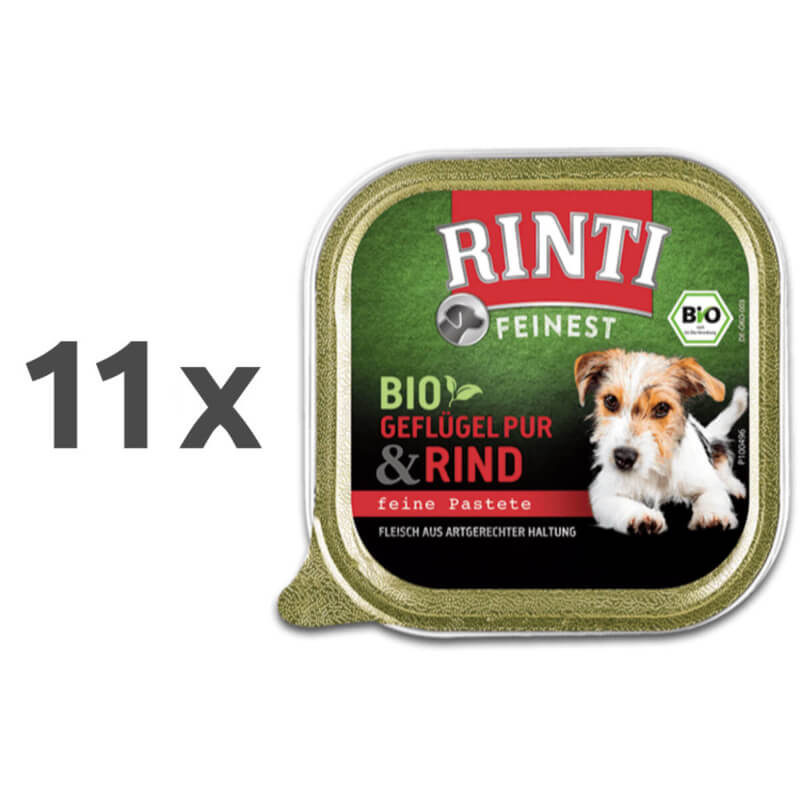Rinti Bio alutray - govedina - 150 g - 11 x 150 g