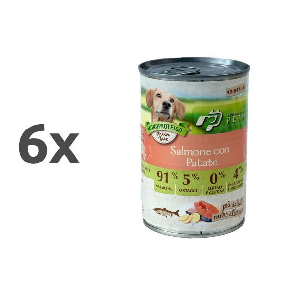 Professional Pets Mono - losos in krompir - 400 g - 6 x 400 g