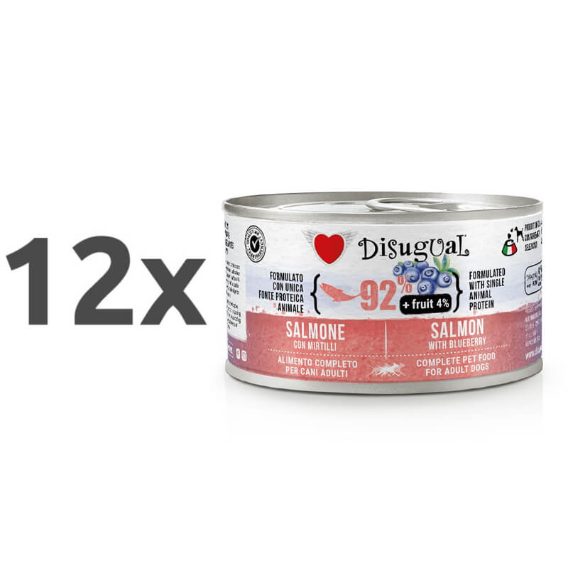 Disugual Fruit - losos in borovnica - 12 x 150 g