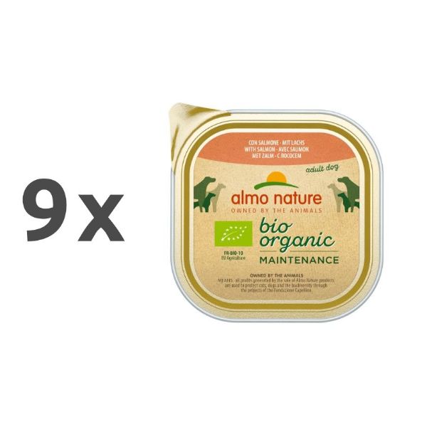 Almo Nature Bio Pate - losos - 9 x 300 g