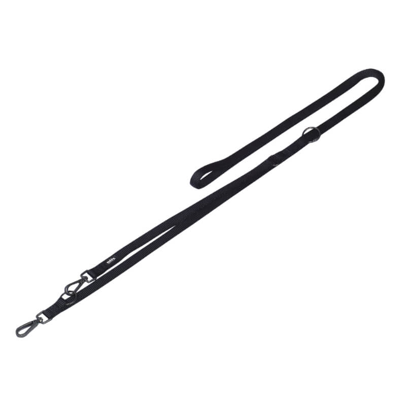 Nobby povodec trening Classic Comfort - črn - 300 cm - 25 mm