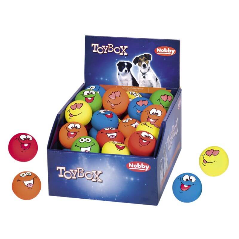 Nobby lateks igrača Crazy Face - 5,5 cm