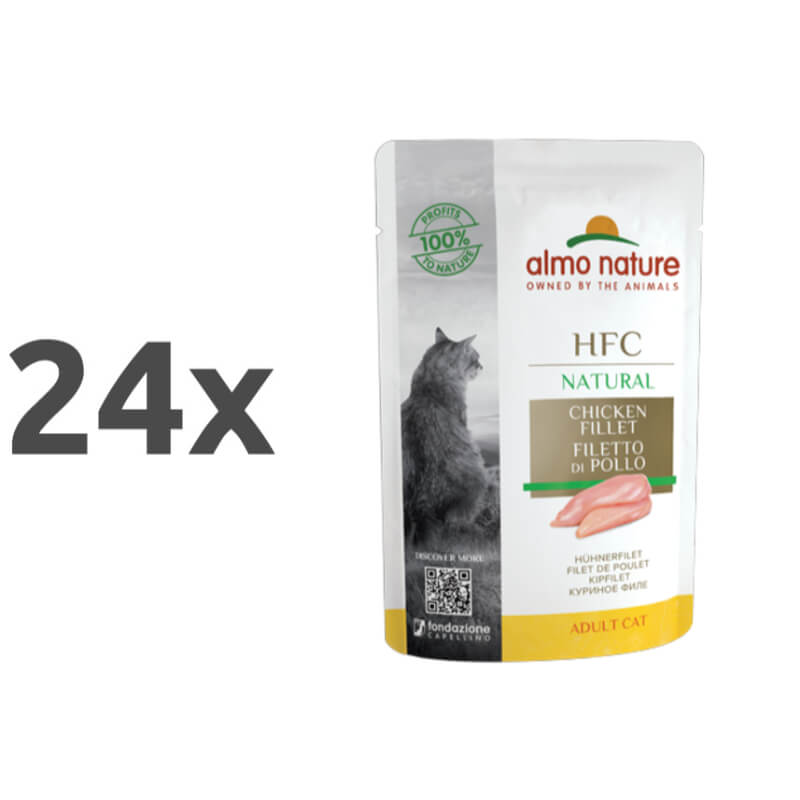 Almo Nature HFC Natural - piščančji file - 55 g - 24 x 55 g