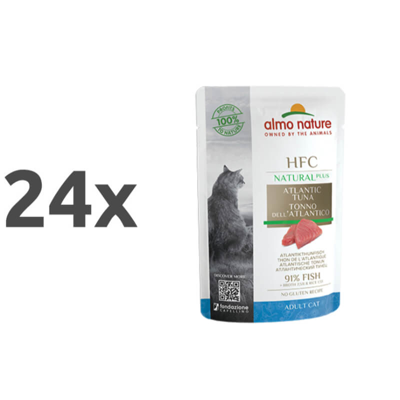 Almo Nature HFC Natural - atlantska tuna - 55 g - 24 x 55 g