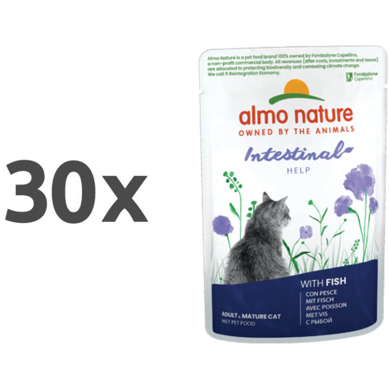 Almo Nature Holistic Sensitive - riba - 70 g - 30 x 70 g