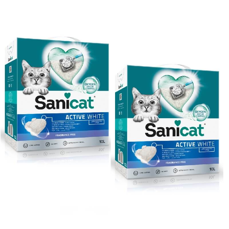 Sanicat posip Active White - 2 x 10 l