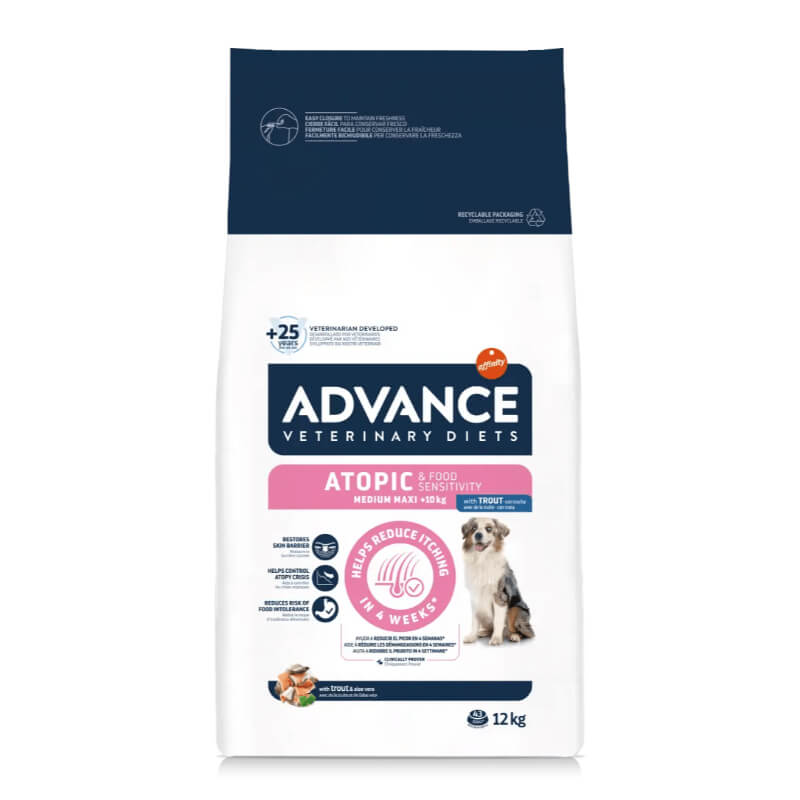 Advance veterinarska dieta Atopic Medium/Maxi - postrv - 12 kg
