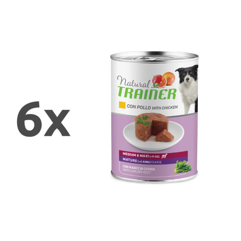 Natural Trainer Medium/Maxi Maturity - piščanec - 6 x 400 g