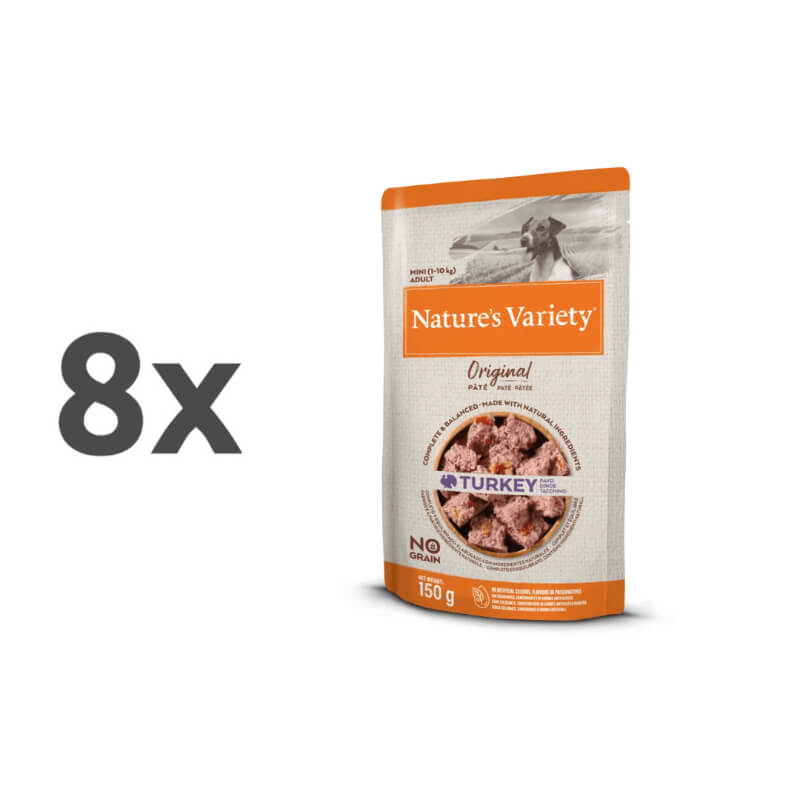 Nature's Variety Original Dog Mini Adult - puran - 150 g - 8 x 150 g