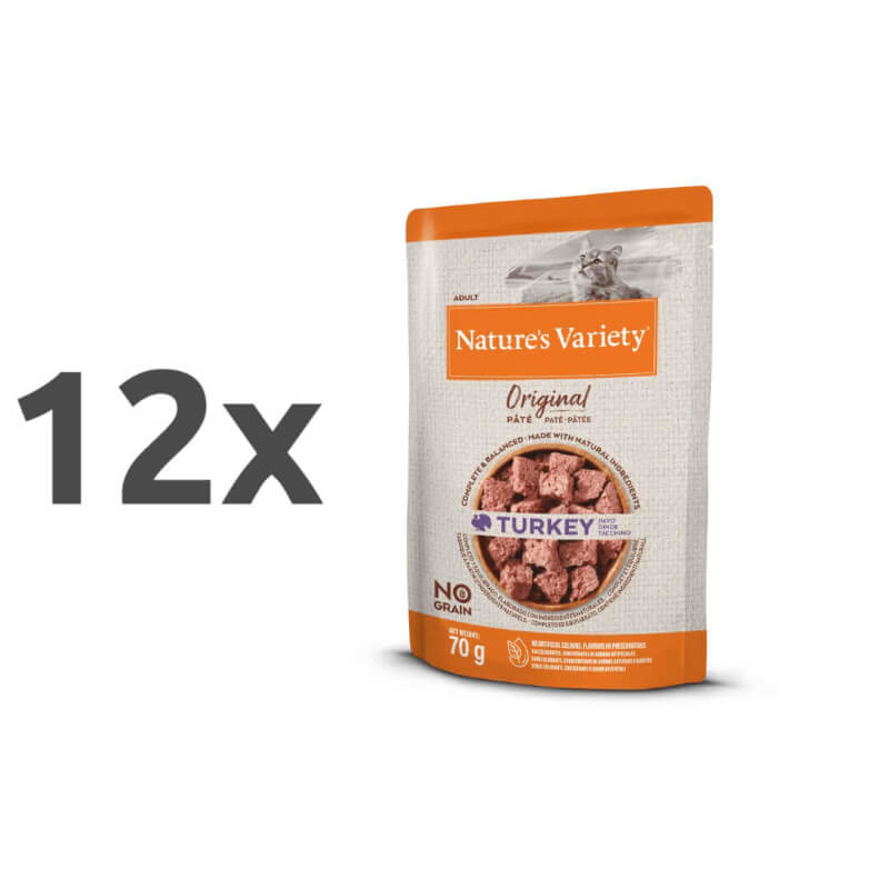 Nature's Variety Original Cat Adult - puran - 70 g - 12 x 70 g