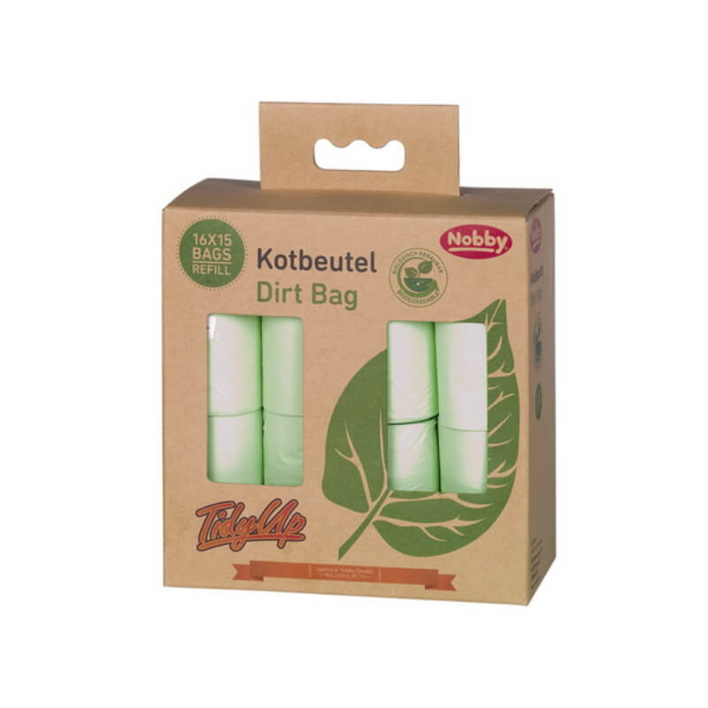 Nobby biorazgradljive drečke 16 x 15 kos - zelene