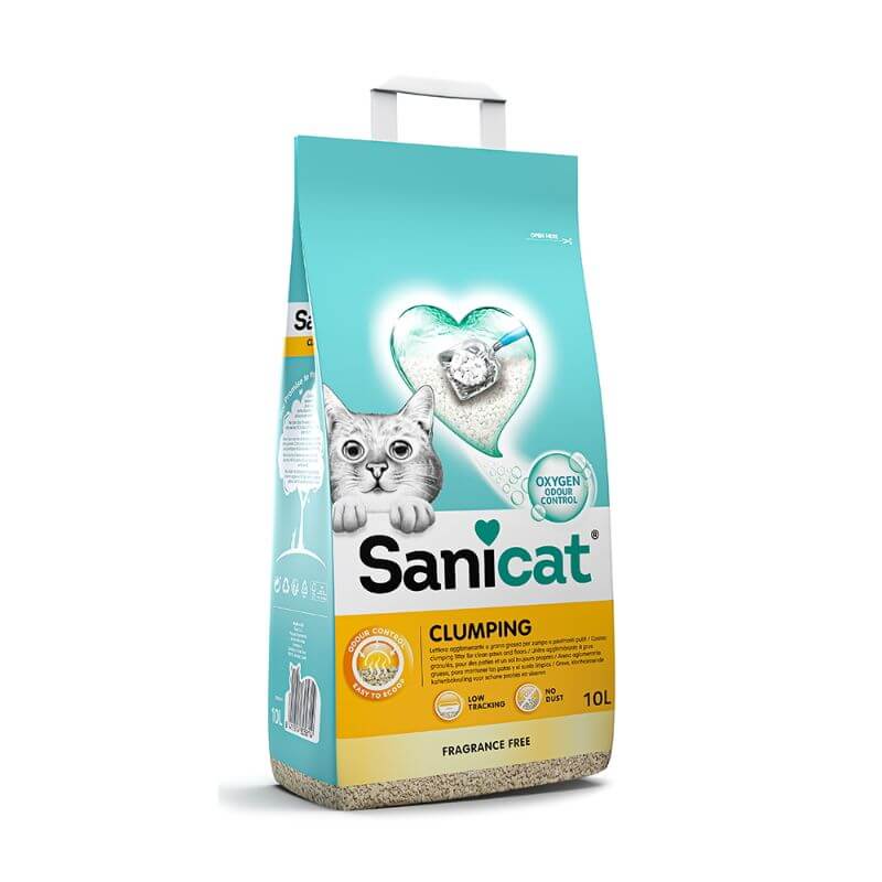 Sanicat posip Clumping brez vonja - 10 l