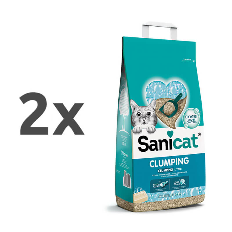 Sanicat posip Clumping Marsella Soap - 2 x 10 l