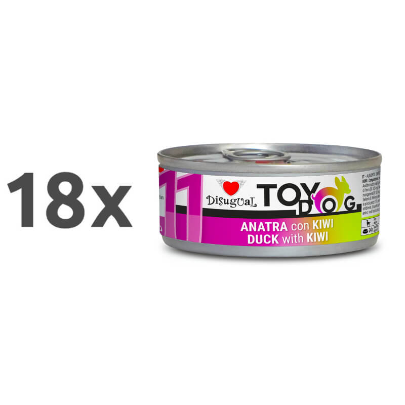 Disugual Toy Dog Fruit - raca & kivi - 18 x 85 g