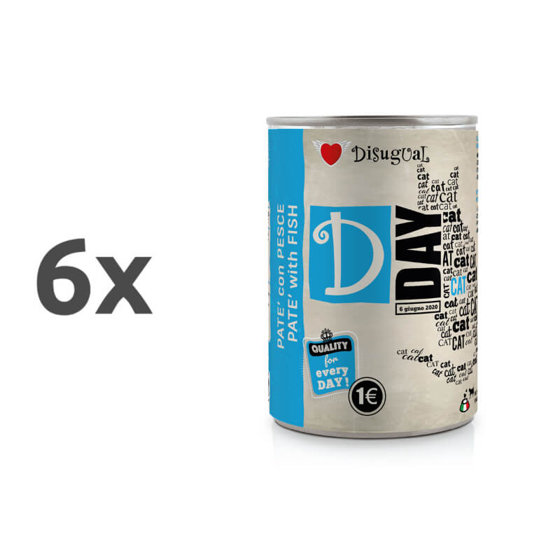 Disugual D-day Cat - riba - 6 x 400 g