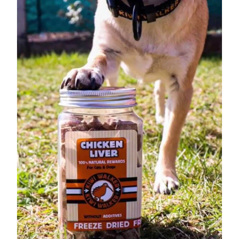 Kiwi Walker liofilizirani naravni priboljški, piščančja jetrca - 115 g (3)