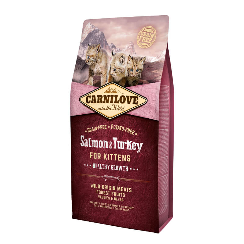 Carnilove Cat Kitten Healthy Growth - losos & puran - 6 kg