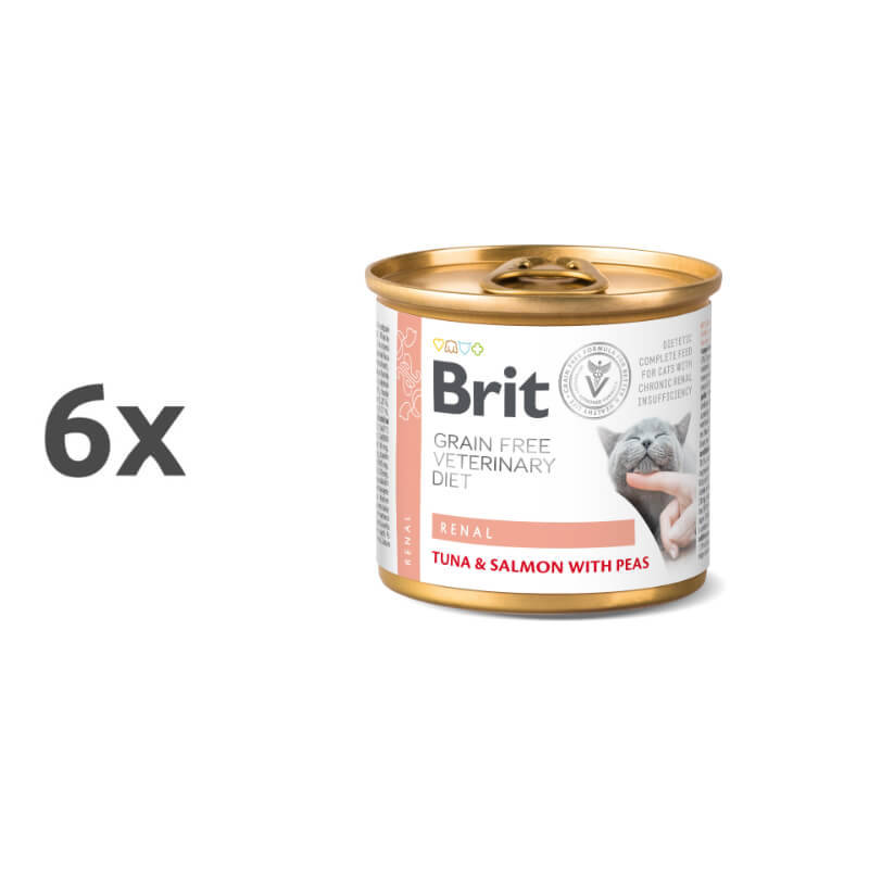 Brit GF Veterinarska dieta za mačke Renal, 200g - 6 x 200 g