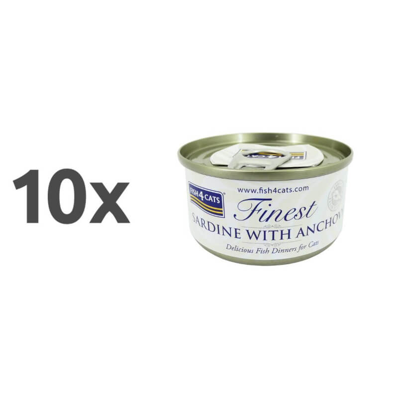 Fish4Cats sardine z inčuni - 10 x 70 g (2)
