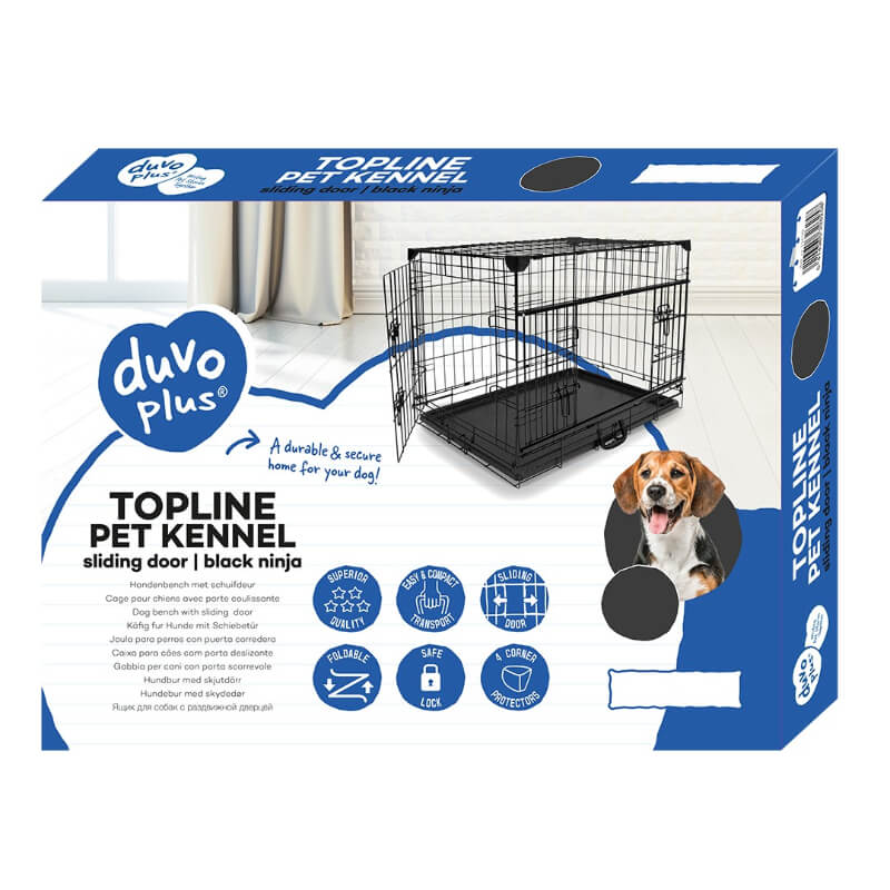 Duvo kovinski boks Ninja, črn - 122 x 76 x 84 cm (4)