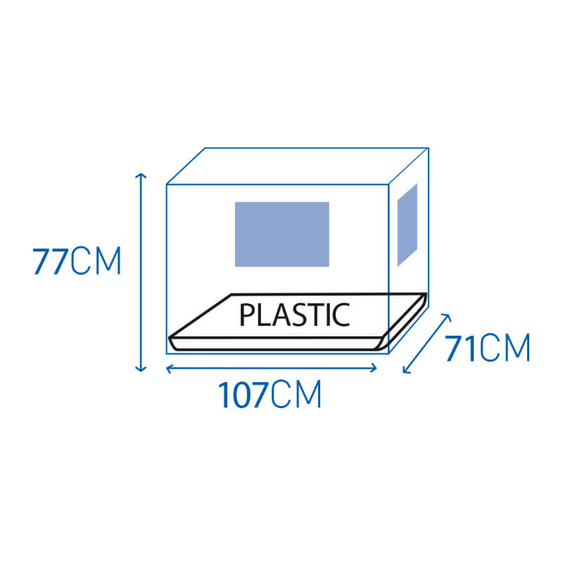 Duvo kovinski boks Topline, črn - 107 x 71 x 77 cm (3)