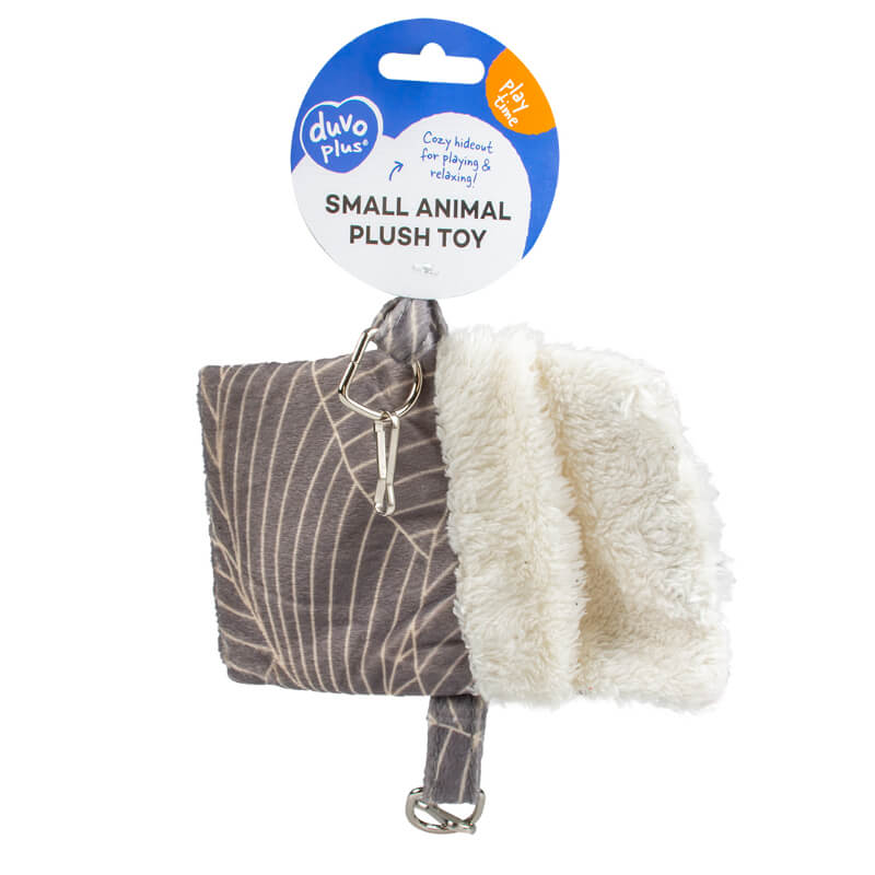 Duvo plišasto viseče skrivališče L, sivo-belo - 28 x 18 x 1 cm (3)