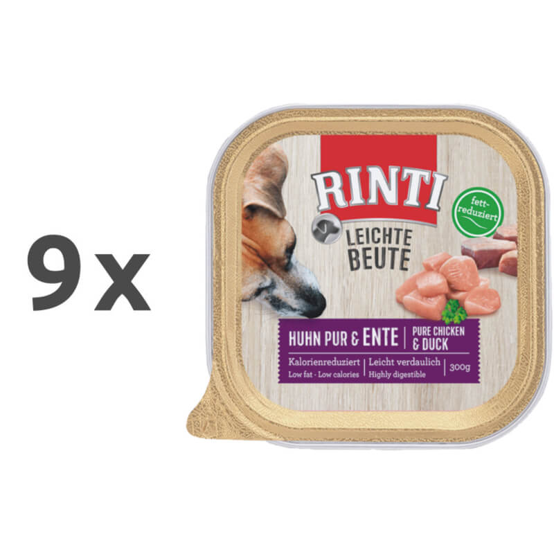 SN - Rinti Leichte Beute alutray - piščanec & raca - 300 g - 9 x 300 g