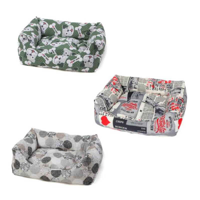 Leopet oglato ležišče Rodi Box, mix - 45 x 60 cm